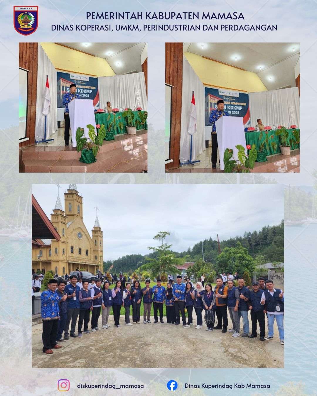 Pelatihan Peningkatan SDM Pengurus Koperasi Desa/Kelurahan Merah Putih se-Kabupaten Mamasa tahun 2025