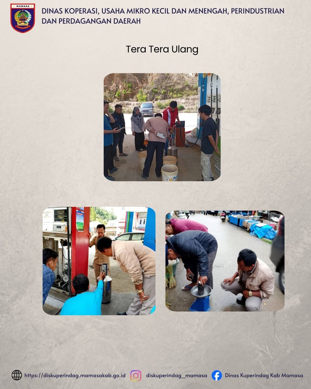 Tera Tera Ulang SPBU & Alat UTTP Kabupaten Mamasa 