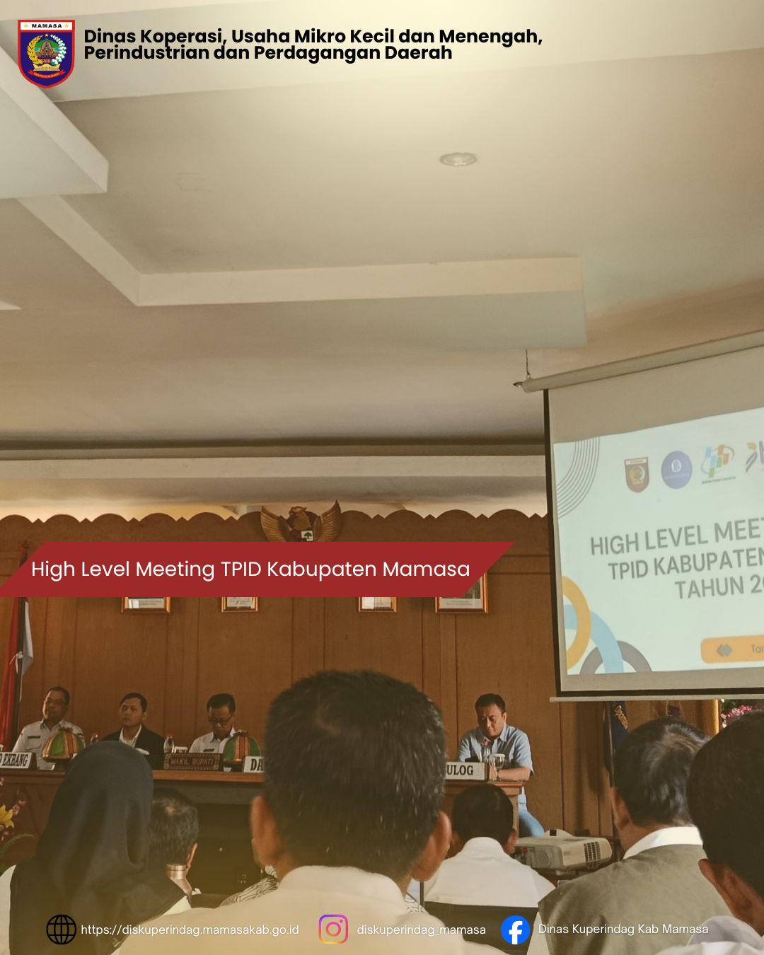 High Level Meeting TPID Kabupaten Mamasa 