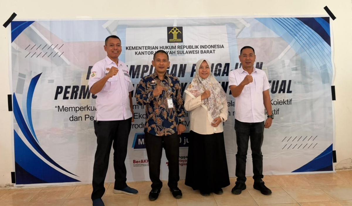 PENDAMPINGAN PENGAJUAN PERMOHONAN KEKAYAAN INTELEKTUAL DORONG PENGUATAN MEREK KOLEKTIF PRODUK KOPERASI MERAH PUTIH