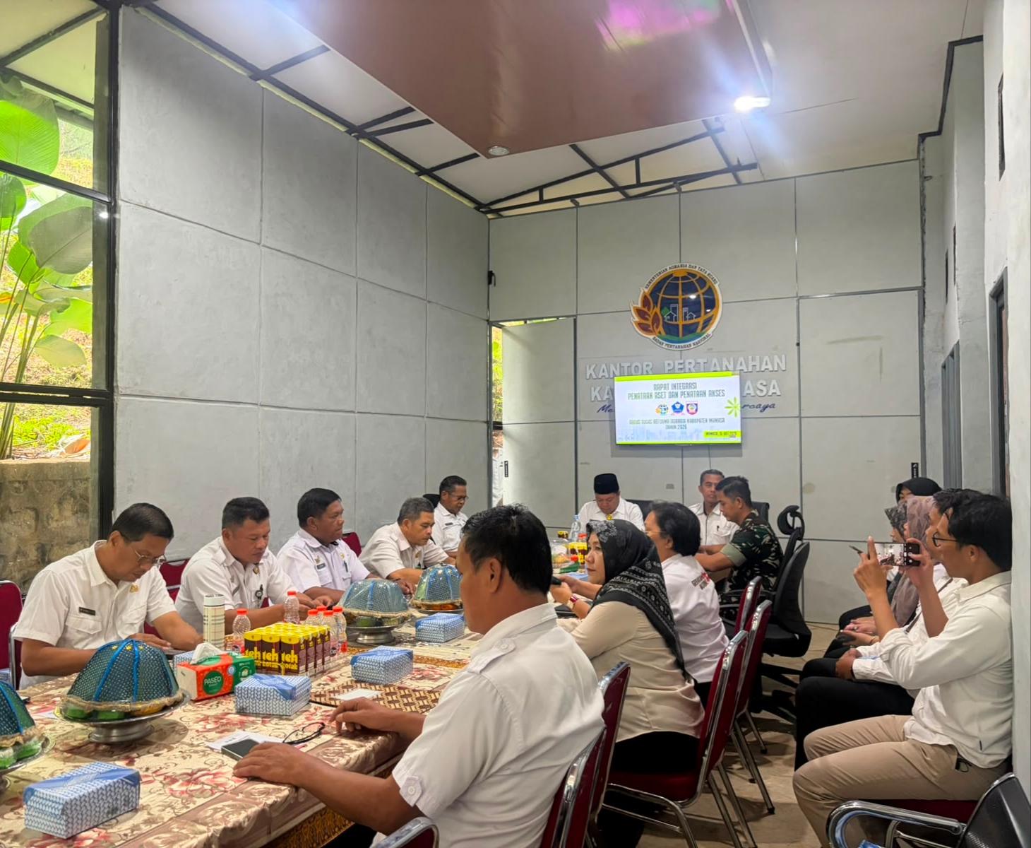 Rapat Integrasi Pelaksanaan Penataan Aset dan Penataan Akses Tim Gugus Tugas Reforma Agraria (GTRA) Kabupaten Mamasa 